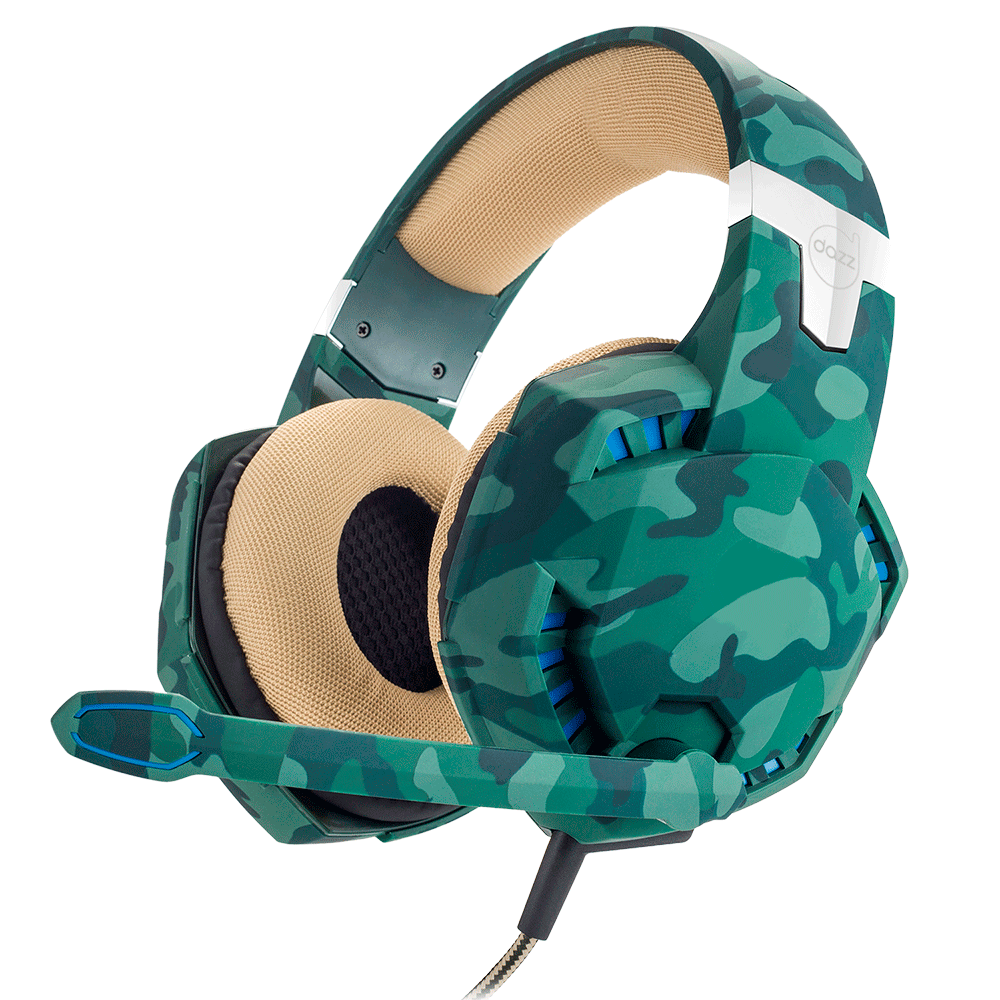 Headset Dazz Special Forces Colors Series Jungle 3.5Mm P3