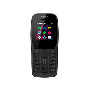 Celular Nokia 110, Dual chip, Tela 1.8'', 2G, Memória interna 32GB, Preto NK006 DF - 237873