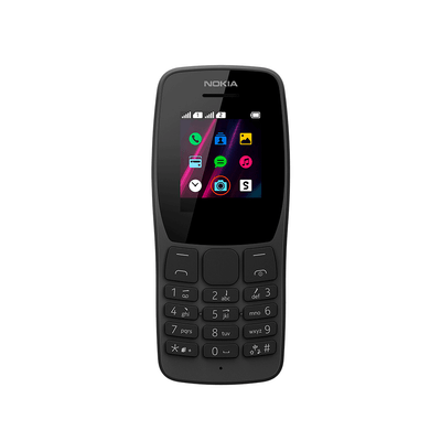 Celular Nokia 105 NK093 Tela 1.8 Dual Chip Preto