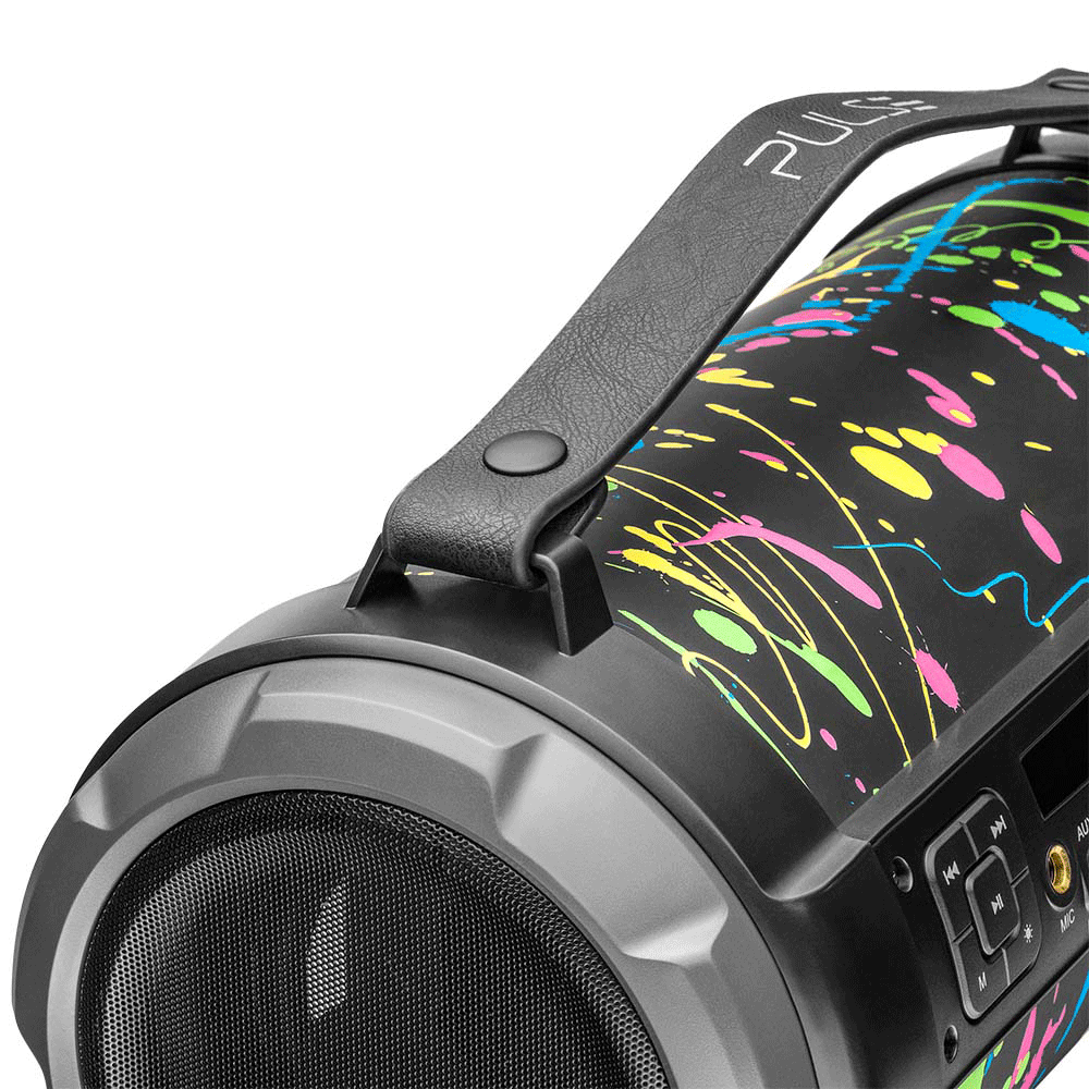 Caixa de Som Portátil Pulse Bazooka Paint Blast 2 SP362 com