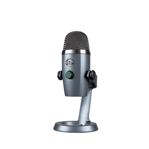 Microfone Blue Yeti Nano, Condensador USB Cinza DF - 278100
