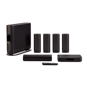 Soundbar Harman Surround 5.1 Canais, Bluetooth, Wi-Fi, Potência 370 W RMS, HKSURROUNDBLKEP Preto | Bivolt DF - 40507