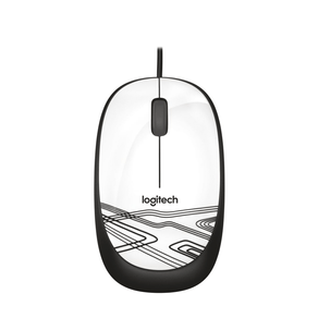 Mouse USB Logitech M105 com fio Branco DF - 582116