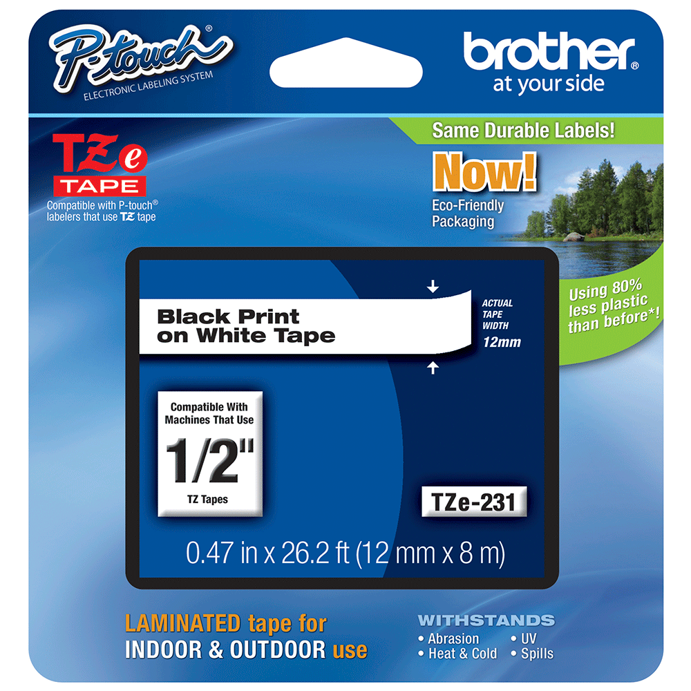 その他 Toko Fita Para Rotulador Brother TZE231 Branca Escrita Preta Artigo