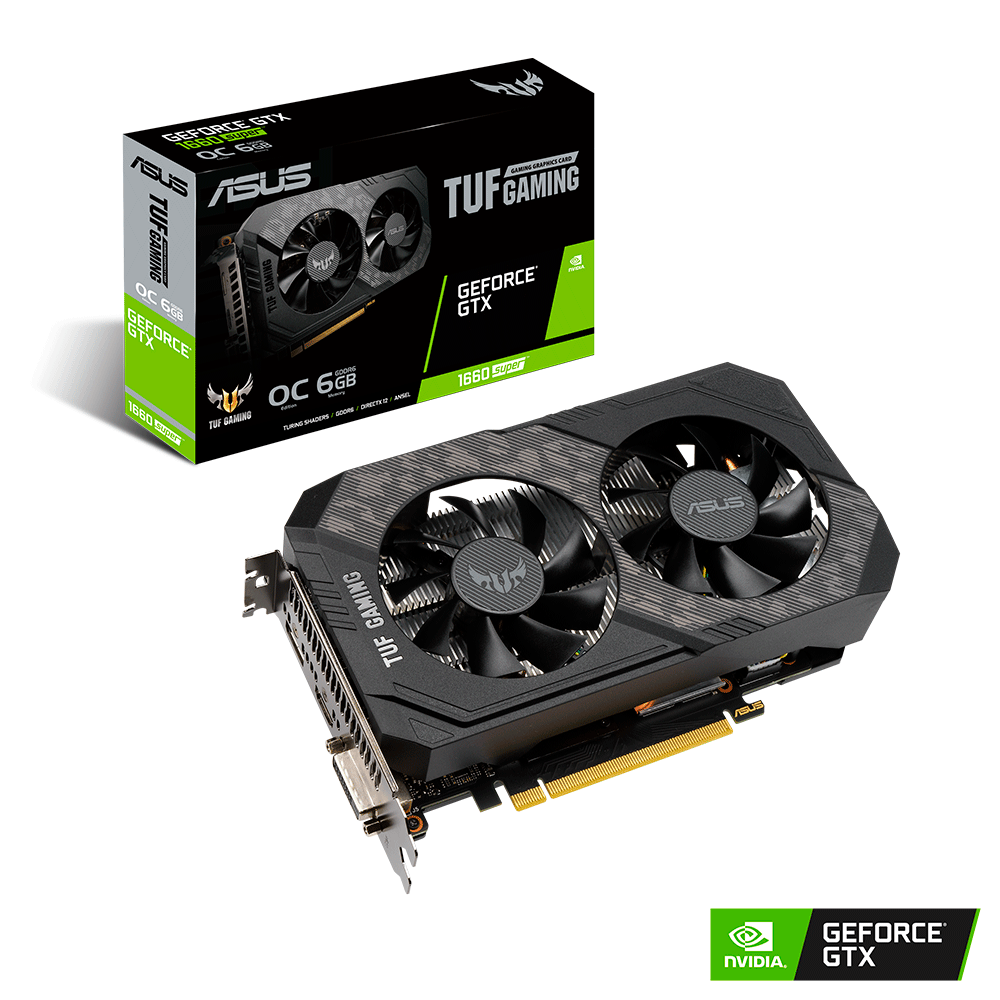 Placa de Vídeo Asus NVIDIA Geforce GTX1660 TUF GDDR6 | 6GB