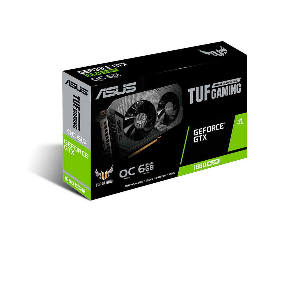 Placa de Vídeo Asus NVIDIA Geforce GTX1660 TUF GDDR6 | 6GB