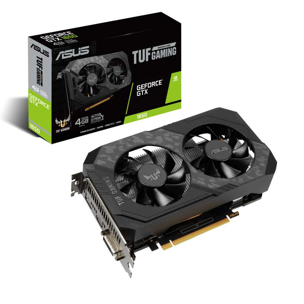 Placa de Vídeo Asus NVIDIA GEFORCE GTX 1650 TUF GAMING 4GB GDDR6