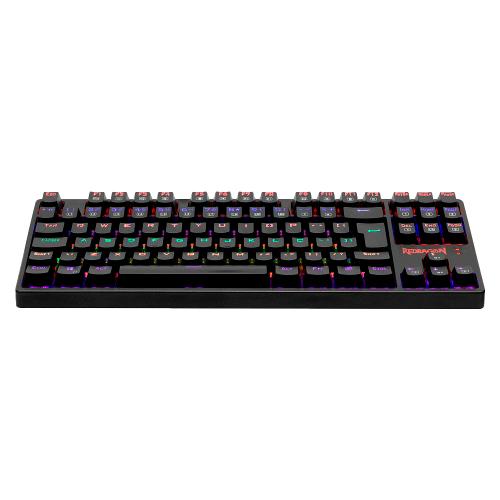 Teclado Mecânico Gamer Redragon Daksa K576, LED Rainbow, ABNT2
