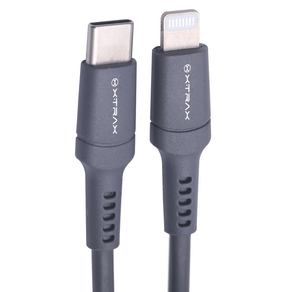 Cabo Xtrax Mfi Apple para USB C 1,5 Metros, 2.4A | Cinza DF - 278663