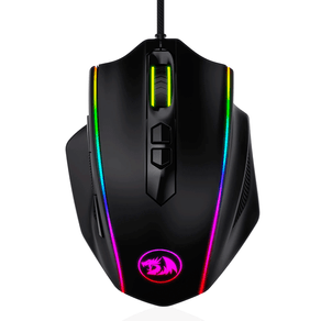 Mouse Gamer Redragon, M720 Vampire, RGB, 10000DPI, 8 Botões, M720-RGB | Black DF - 582178 Mouse Gamer Redragon, M720 Vampire, RGB, 10000DPI, 8 Botões, M720-RGB | Black DF - 582178