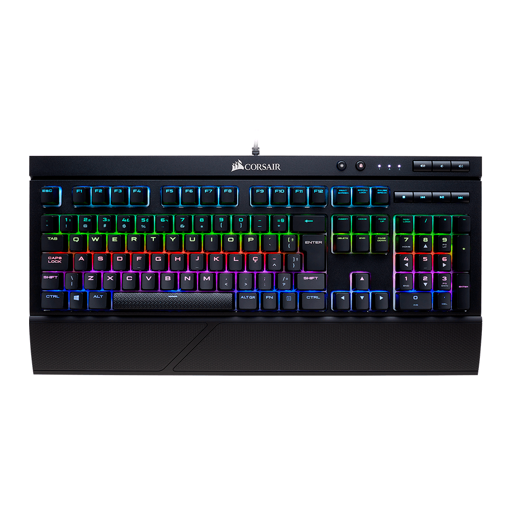 Teclado Gamer Corsair K68 Mecânico RGB, CH-9102010-BR - Fujioka
