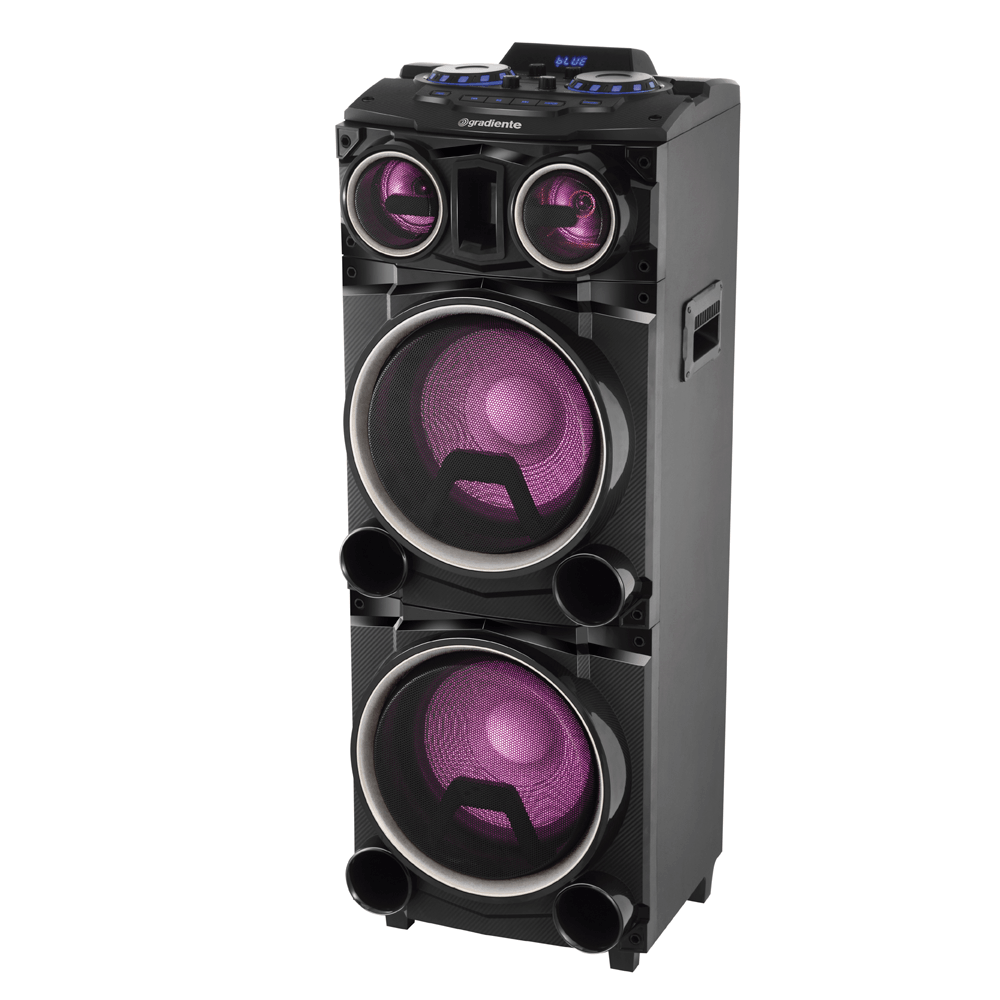 Caixa Amplificada Gradiente GCA103M Power Bass 1500W 2x12