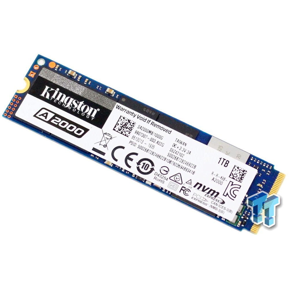SSD Kingston A2000 1TB PCIe NVMe - Fujioka Distribuidor