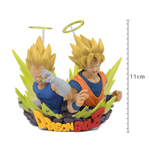 Figure Dragon Ball Z Vegeta e Goku Super Sayajin DF - 801061 Figure Dragon Ball Z Vegeta e Goku Super Sayajin DF - 801061