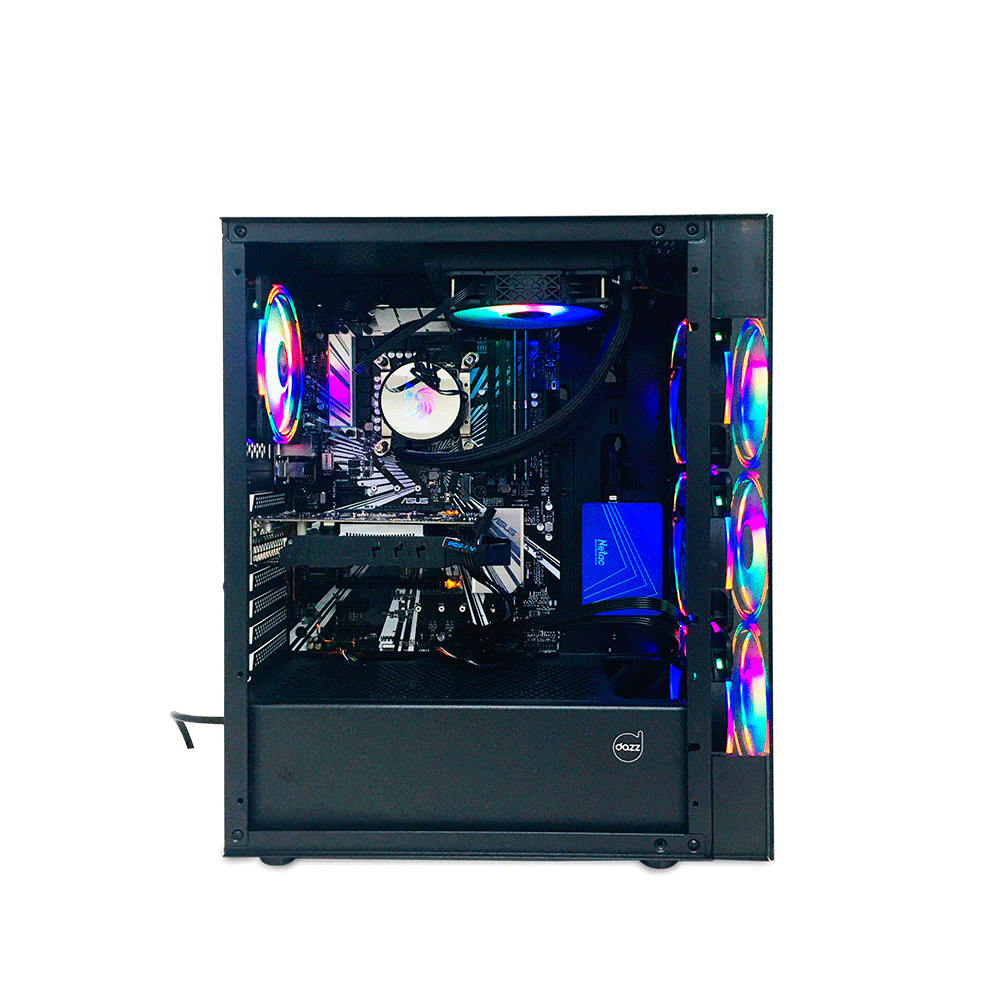 Gabinete Gamer Dazz Saturno Mid Tower Full ATX Preto - Fujioka