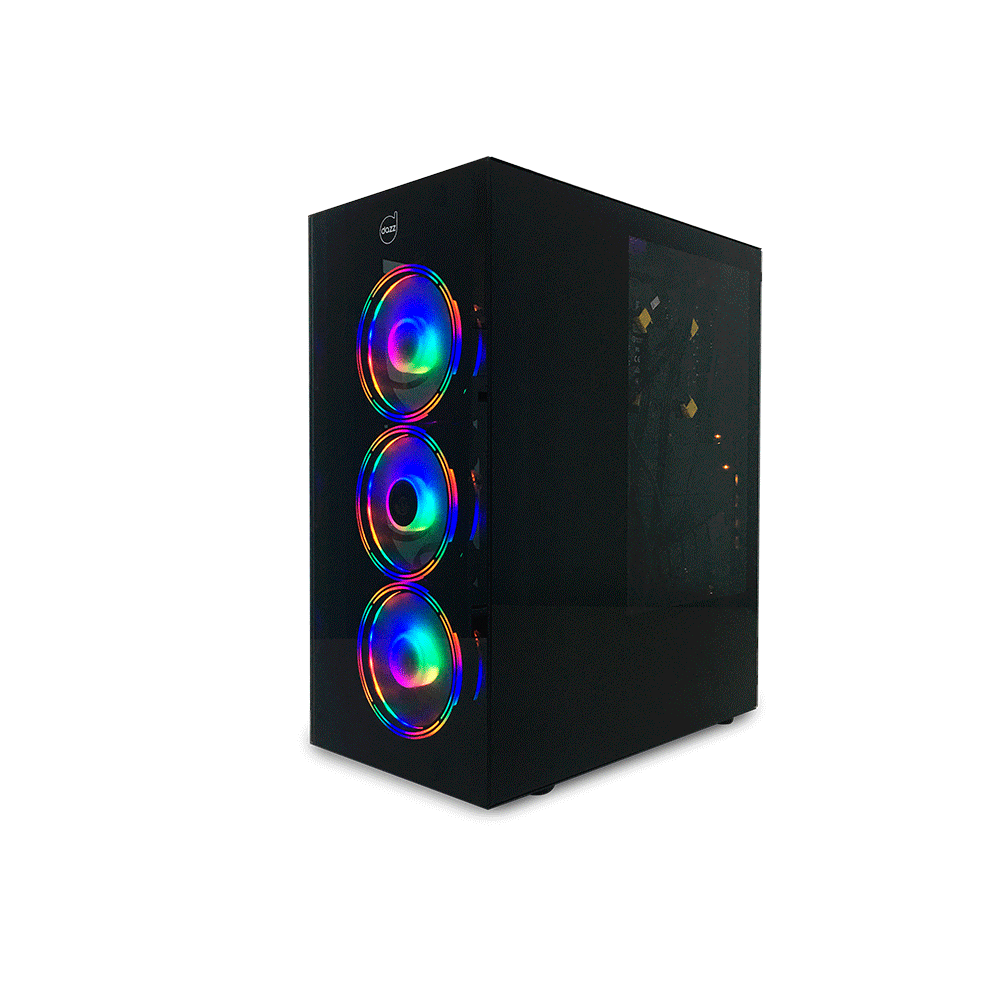 Gabinete Gamer Dazz Saturno Mid Tower Full ATX Preto - Fujioka