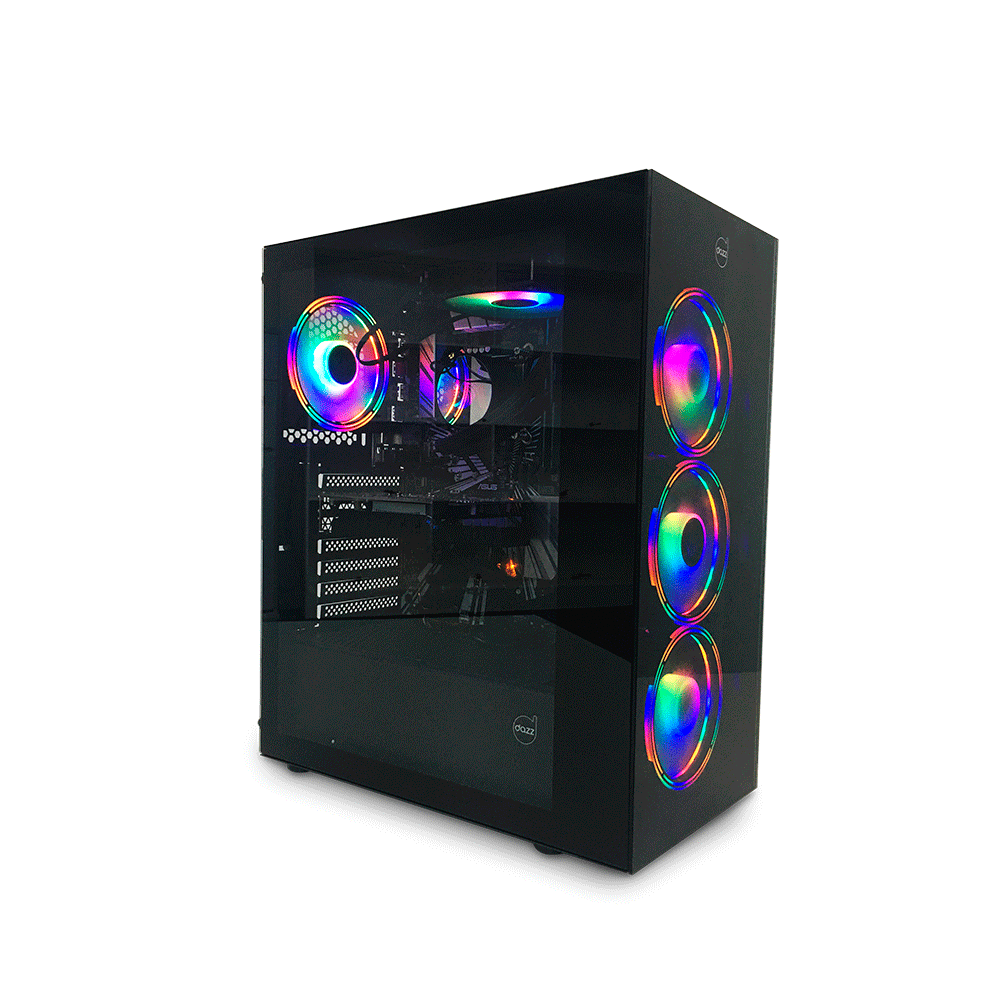 Gabinete Gamer Dazz Saturno Mid Tower Full ATX Preto - Fujioka