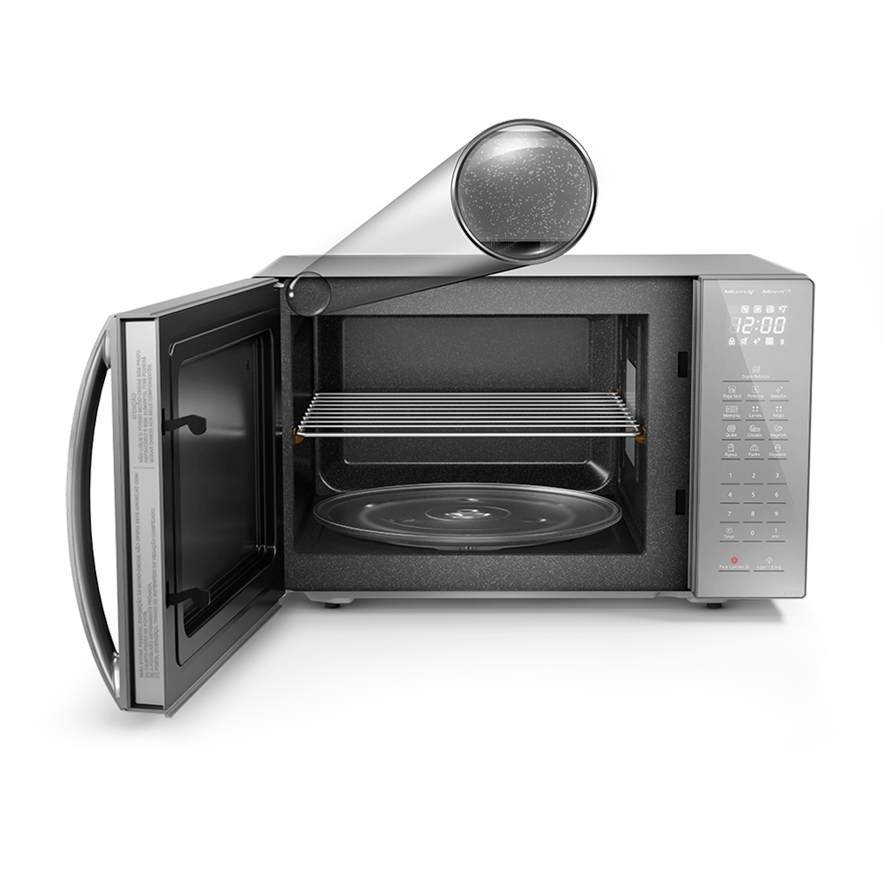 Forno Micro-ondas Panasonic 34 Litros, Dupla Refeição NN-ST67LSRUK