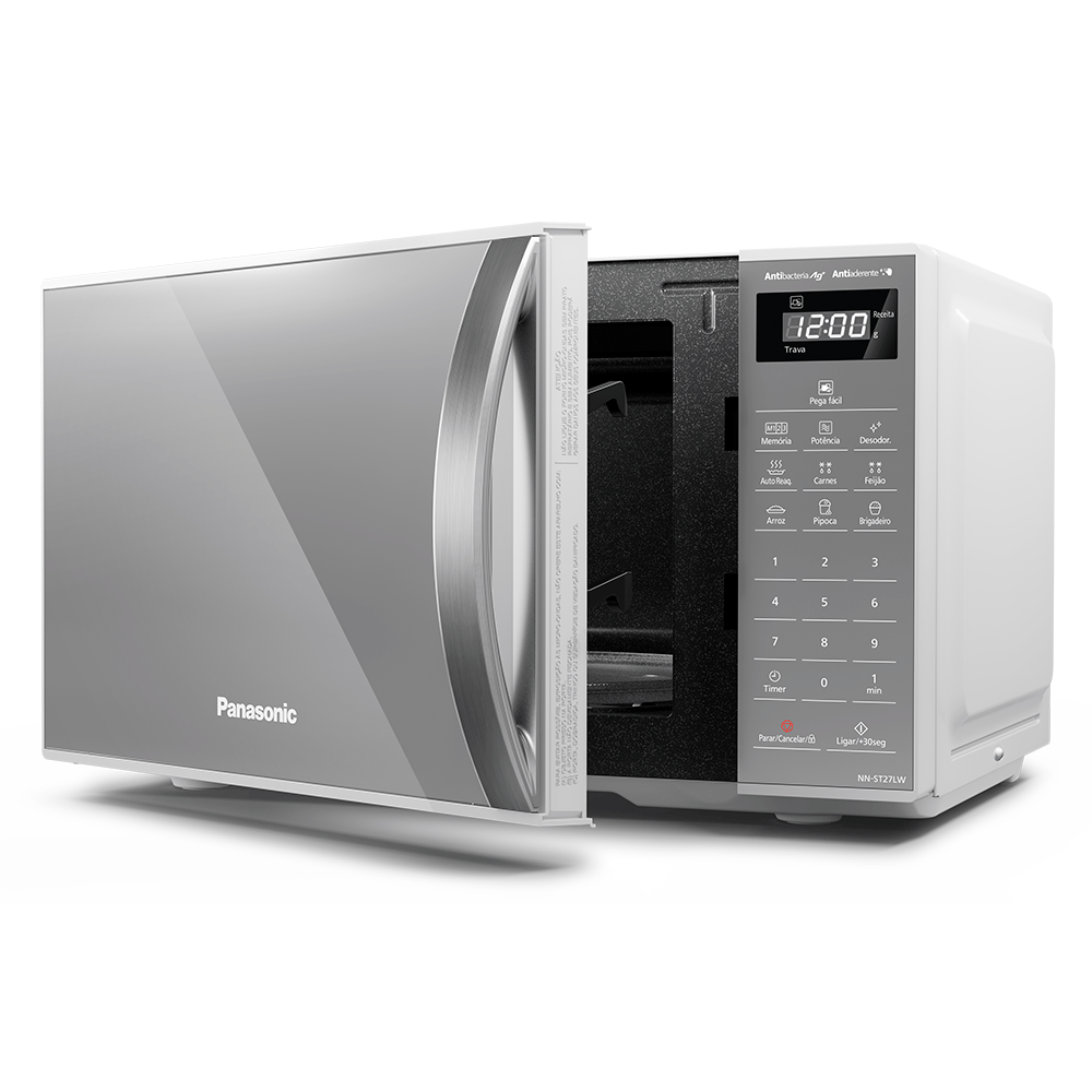 Forno Micro-ondas Panasonic 21 Litros ST27L 220V Branco - Fujioka