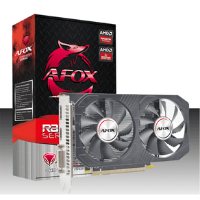 Placa de Vídeo Afox Radeon RX 550 4GB DDR5,  HDMI, DVI, DP, AFRX550-4096D5H4-V5 |  128 BITS DF - 801067