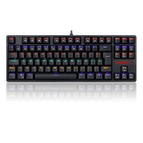 Teclado Mecânico Gamer Redragon Daksa K576R-1, LED Rainbow, ABNT2 | Preto DF - 582203 Teclado Mecânico Gamer Redragon Daksa K576R-1, LED Rainbow, ABNT2 | Preto DF - 582203