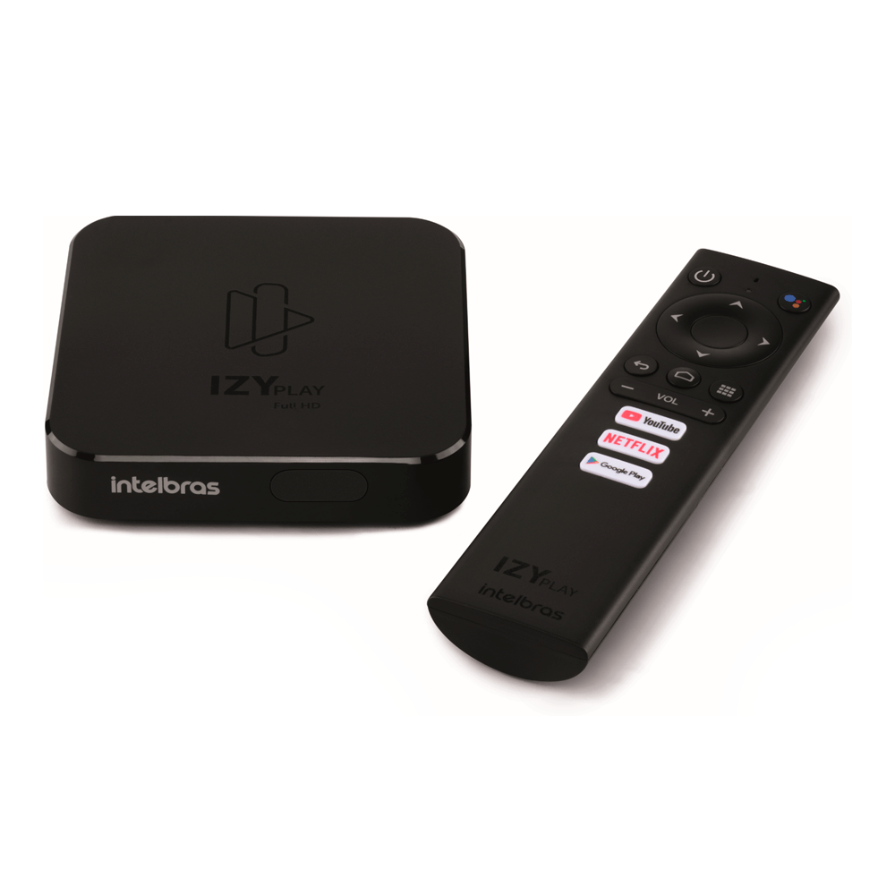 Smart Box Intelbras Android TV IZY Play | Bivolt Artigo: 278779