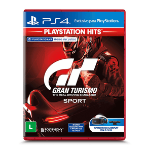 Jogo Sony PS4 Gran Turismo Sport Hits DF - 690395