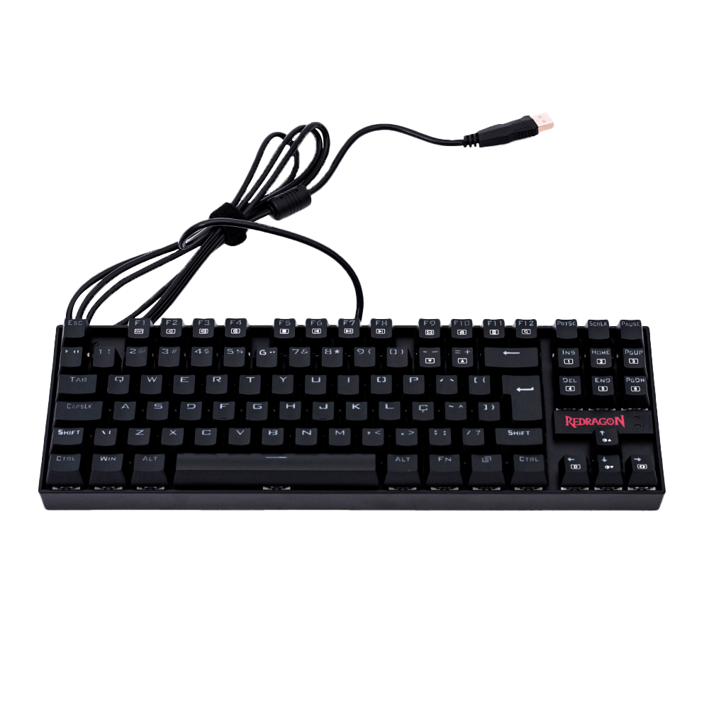 Teclado Mecânico Gamer Redragon Kumara Single Color, Switch Outemu
