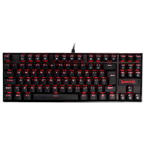 Teclado Mecânico Gamer Redragon Kumara Single Color, Switch Outemu Red, ABNT2 - K552W-2 | Preto DF - 582225 Teclado Mecânico Gamer Redragon Kumara Single Color, Switch Outemu Red, ABNT2 - K552W-2 | Preto DF - 582225