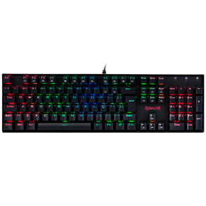 Teclado Mecânico Gamer Redragon Mitra RGB K551RGB-1 - ABNT2 | Preto DF - 582227 Teclado Mecânico Gamer Redragon Mitra RGB K551RGB-1 - ABNT2 | Preto DF - 582227
