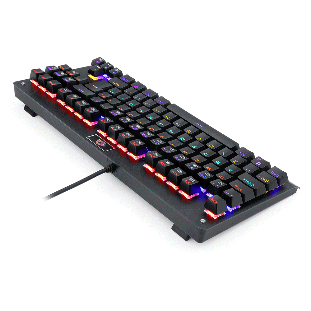 Teclado Mecânico Redragon Dark Avenger Iluminação Rainbow K568R