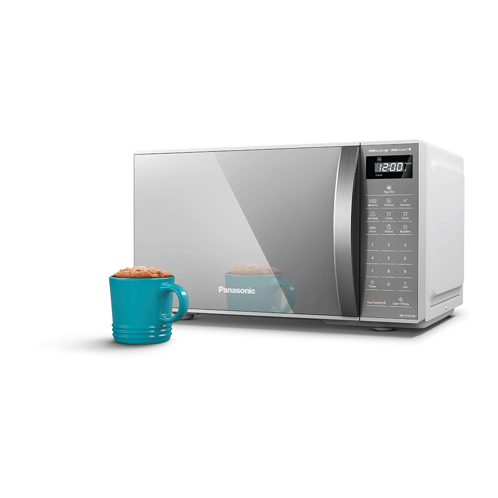Forno Micro-ondas Panasonic 21 Litros ST27LW 127V Branco - Fujioka
