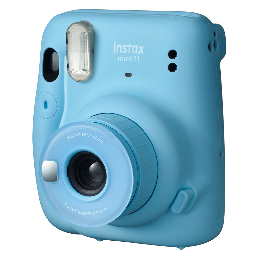 Kit Câmera Instax Mini 11 com pack 10 fotos e Bolsa Azul - Fujioka