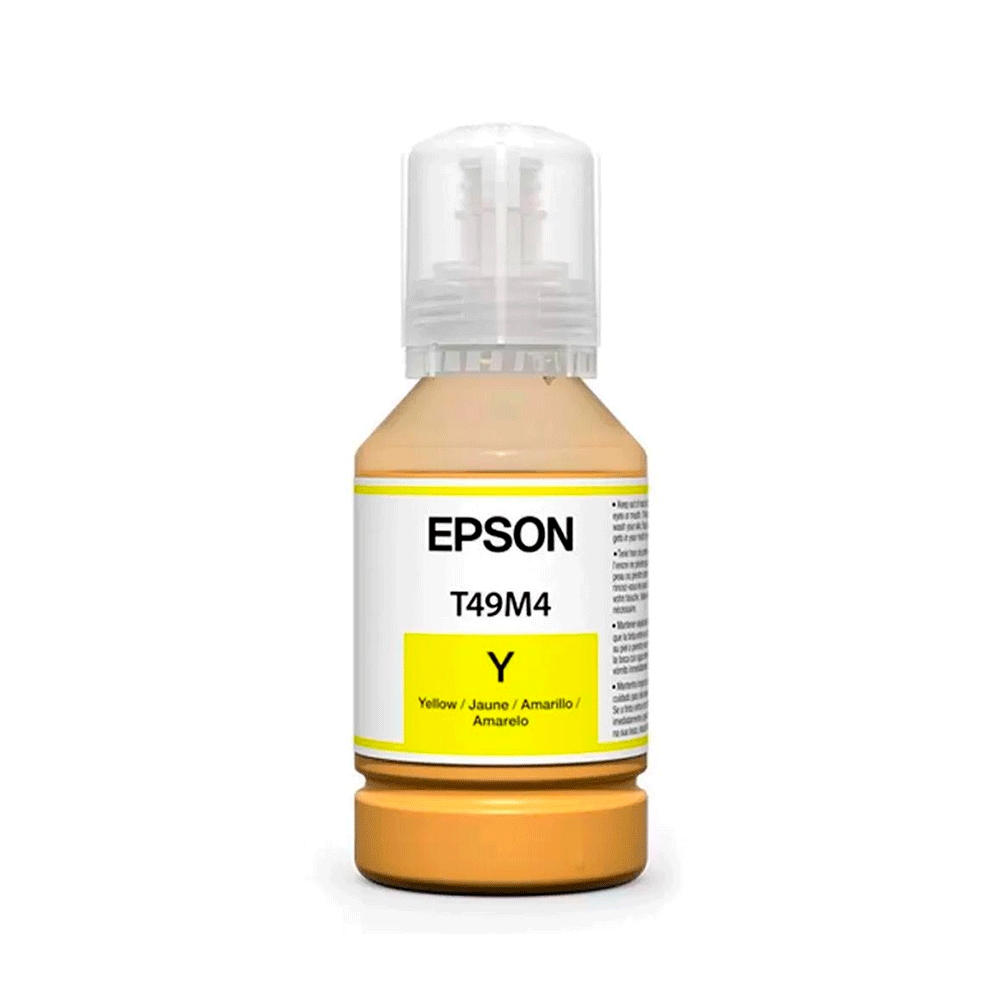 Garrafa de tinta Epson, 140 ml Amarelo T49M420 - Fujioka Distribuidor