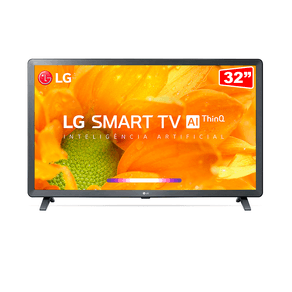 Smart TV LG 32'' HD 32LM627B, WiFi, Bluetooth, HDR, ThinQAI compatível com Inteligência Artificial, Bivolt | Dark Steel Silver GO - 67232