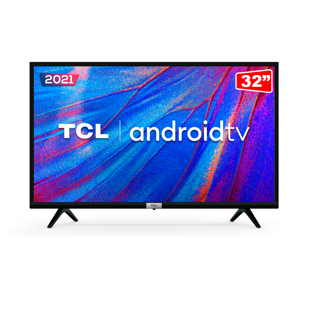 Smart TV 32” HD LED TCL 32RS520 RoKu Tv Wi-Fi 3 HDMI 1 USB- TCL