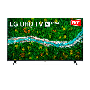 Smart TV LG 50'' 4K UHD 50UP7750, WiFi, Bluetooth, HDR, Inteligência Artificial ThinQ, Smart Magic, Google Alexa, Bivolt | Ceramic Black GO - 66868