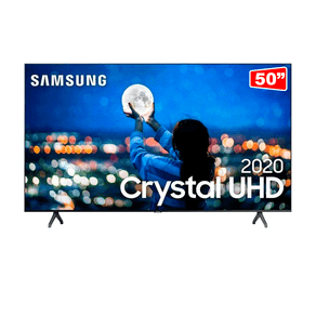 Samsung Smart TV Crystal UHD 50TU7000 4K, Borda Infinita, Controle Único, Visual Livre de Cabos, Bluetooth, Processador Crystal 4K. GO - 43963