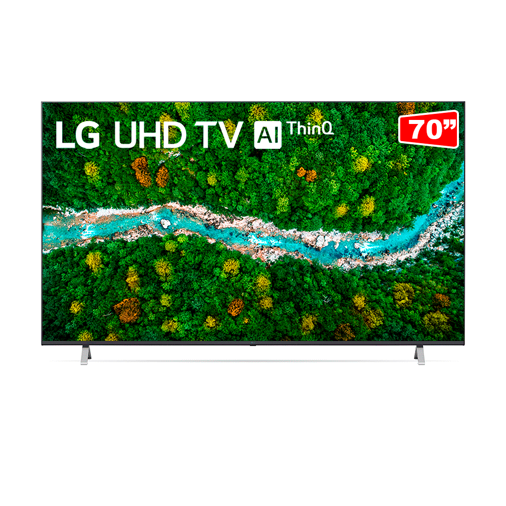 Smart TV LG 70'' 4K UHD 70UP7750 WiFi Bluetooth HDR Inteligência ...