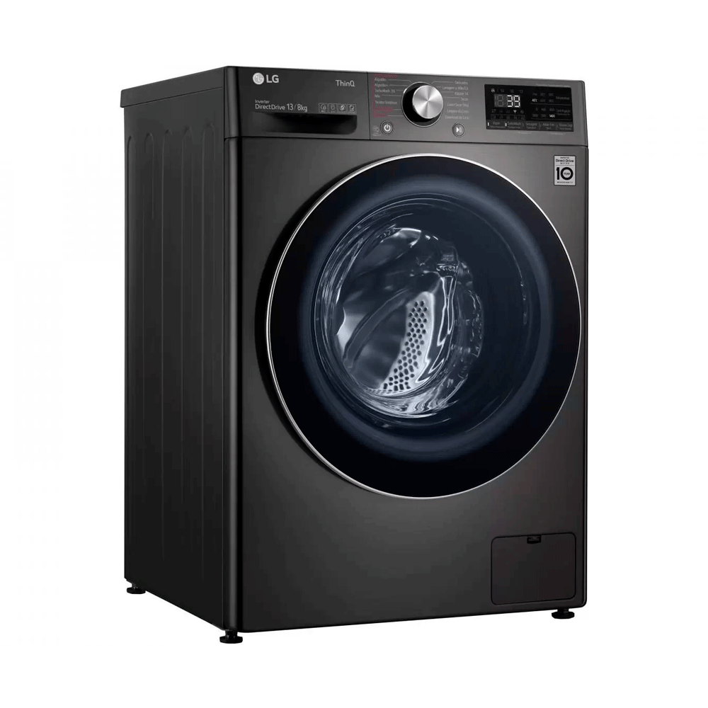 Lava e Seca Smart LG VC2 13kg Aço Escovado Preto com Inteligência ...