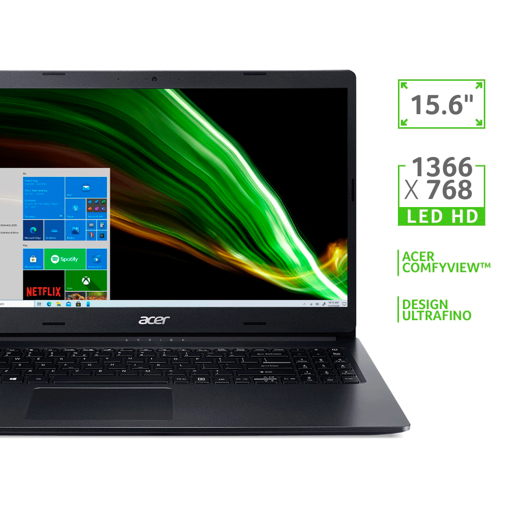 Notebook Acer Aspire 3 A315-23-R291, 8GB RAM 1TB HD AMD Radeon RX
