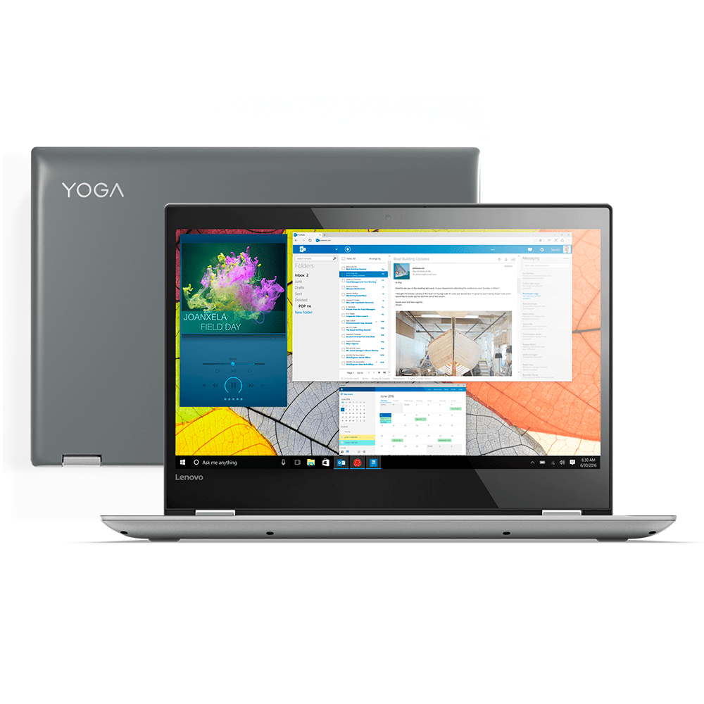 Notebook Touch 2-em-1 Lenovo, Yoga 520, Tela 14