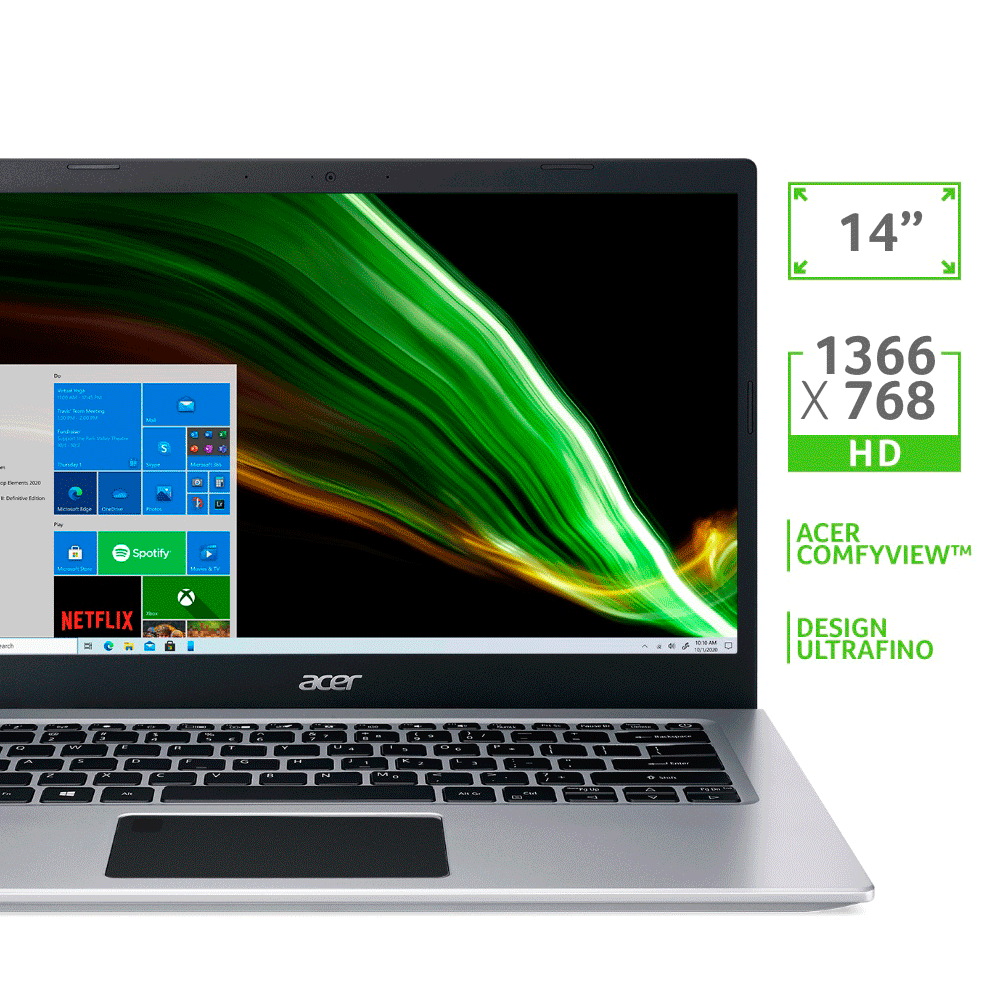 Notebook Acer Aspire 5, Intel Core I5, Windows 10 HSL, DDR4, 4GB