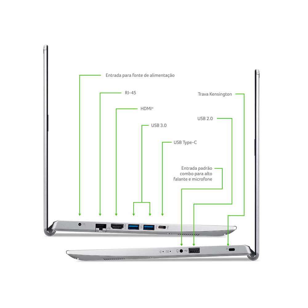 Notebook Acer Aspire 5, Intel Core I5, Windows 10 HSL, DDR4, 4GB