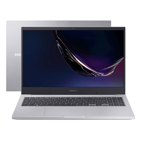 Notebook Samsung Book NP550 X20 Intel Core i5-10210U, Windows 10 Home, RAM 4GB, HD 1TB, Tela 15.6'' Full HD LED, Prata DF - 571485 Notebook Samsung Book NP550 X20 Intel Core i5-10210U, Windows 10 Home, RAM 4GB, HD 1TB, Tela 15.6'' Full HD LED, Prata DF - 571485