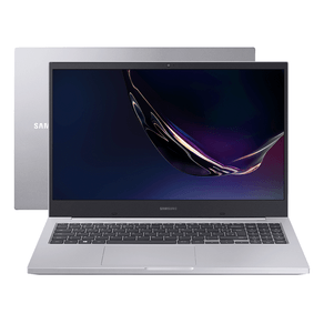 Notebook Samsung Book NP550 X40 Intel Core i5-10210U, Windows 10 Home, RAM 8GB, HD 1TB, Placa de Vídeo 2GB, Tela 15.6'' HD LED | Prata DF - 571482