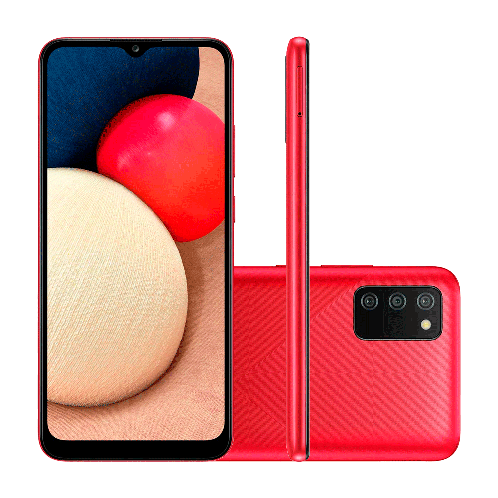 Smartphone Samsung Galaxy A02s, Camera Tripla Traseira 13MP + 2MP