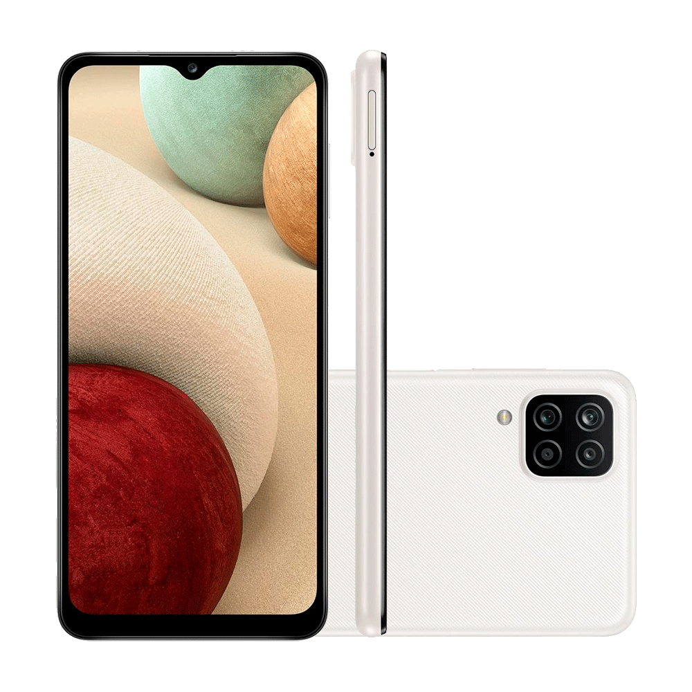 Smartphone Samsung Galaxy A12, Câmera Quádrupla 48MP+5MP+2MP+2MP