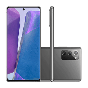 Smartphone Samsung Galaxy Note 20, Caneta S-Pen, câmera tripla, IP68, Tela Infinita 6,7 Smartphone Samsung Galaxy Note 20, Caneta S-Pen, câmera tripla, IP68, Tela Infinita 6,7
