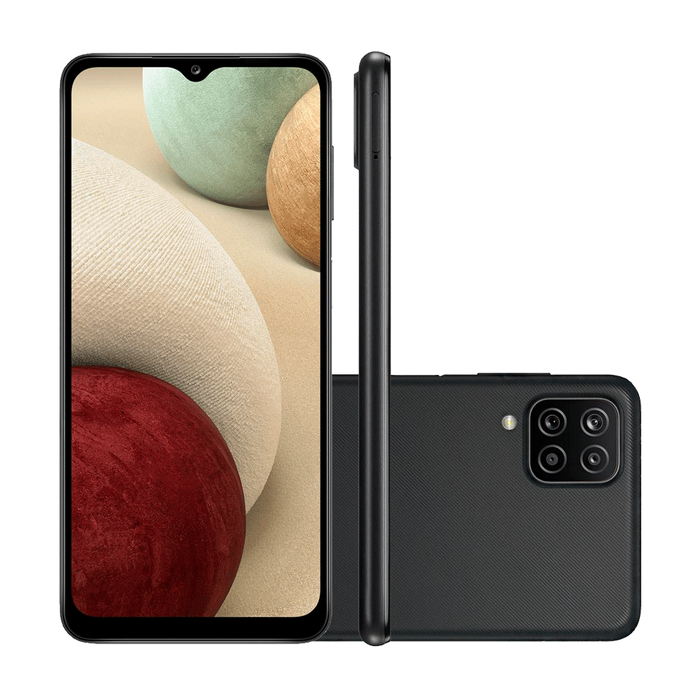 Smartphone Samsung Galaxy A12, Câmera Quádrupla Traseira de 48MP+